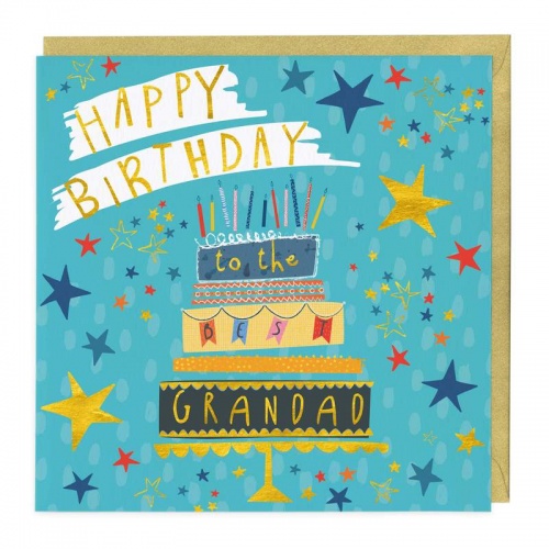 Grandad Cake Birthday Card
